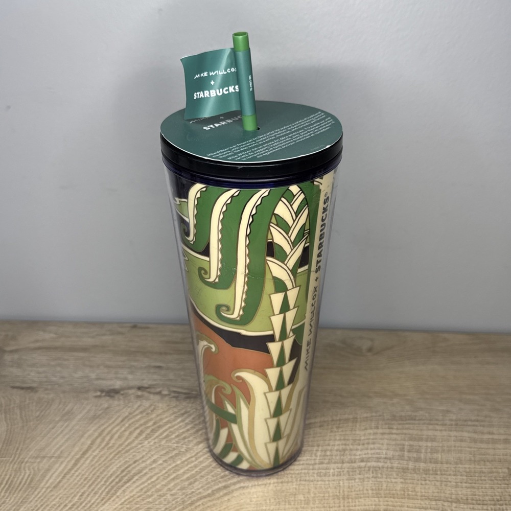 Starbucks x Mike Willcox Tumbler Venti 24oz Celestial Forest Swallow Bird Witchy - Picture 4 of 8